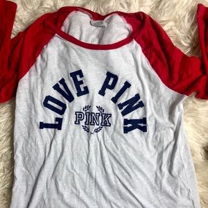 Victoria’s Secret pink logo top